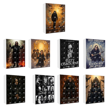 Chritmas Advent Calendar Cool Rock Decorations Rocking Countdown Calendar Xmas Tree Hanging Pendant Ornament Kids Chritmas Gifts