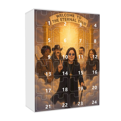 Chritmas Advent Calendar Cool Rock Decorations Rocking Countdown Calendar Xmas Tree Hanging Pendant Ornament Kids Chritmas Gifts