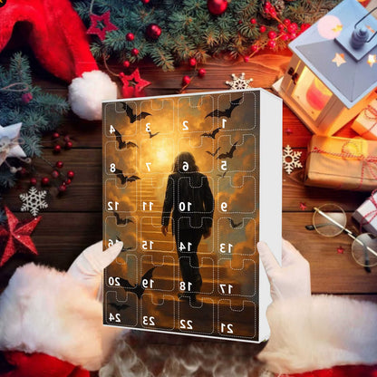 Chritmas Advent Calendar Cool Rock Decorations Rocking Countdown Calendar Xmas Tree Hanging Pendant Ornament Kids Chritmas Gifts