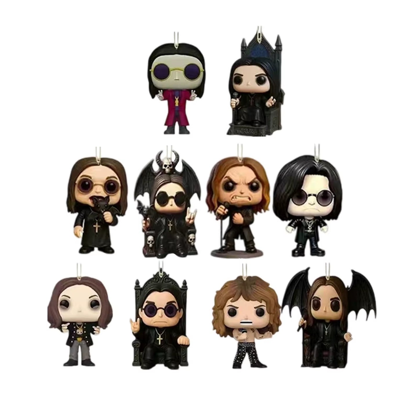 Chritmas Advent Calendar Cool Rock Decorations Rocking Countdown Calendar Xmas Tree Hanging Pendant Ornament Kids Chritmas Gifts