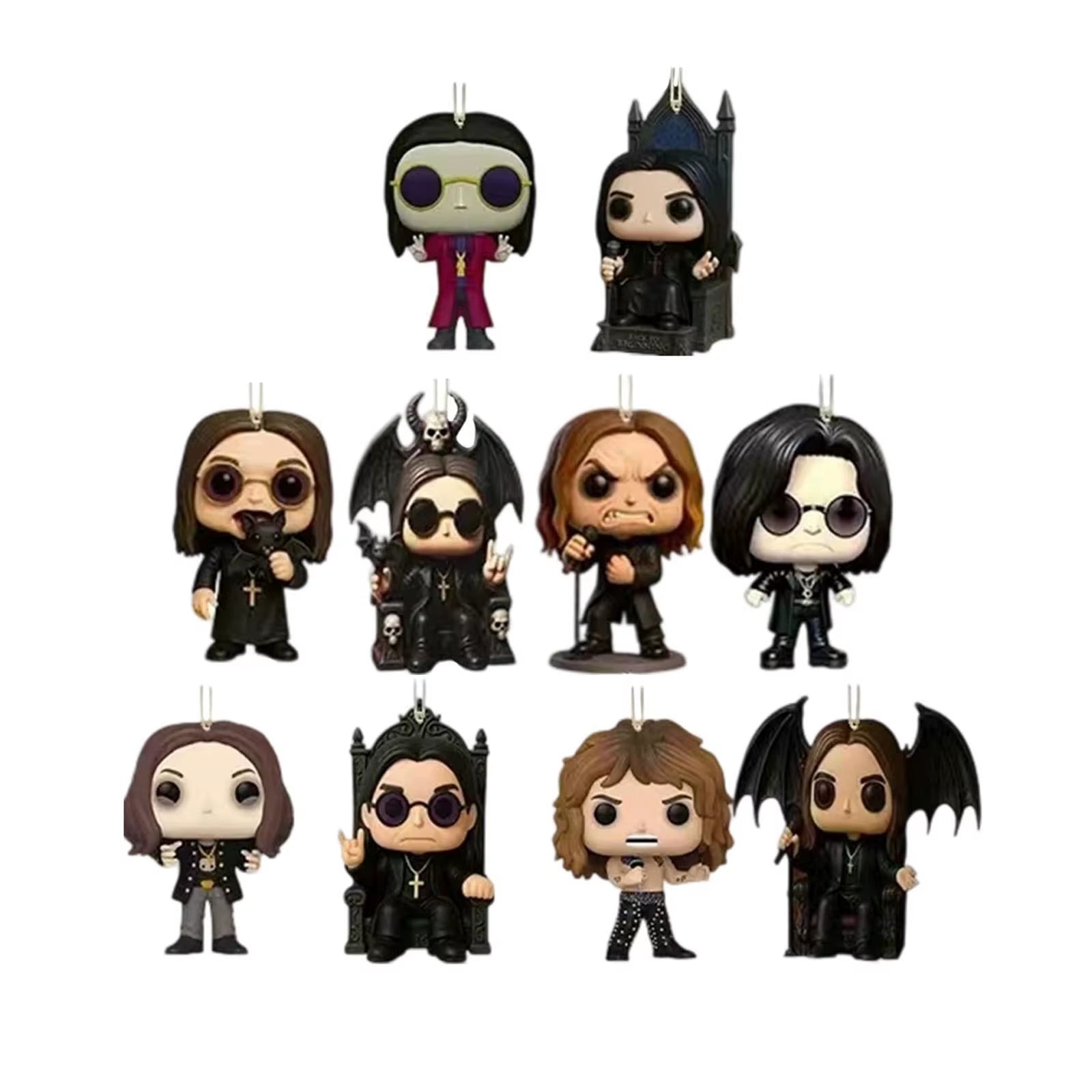 Chritmas Advent Calendar Cool Rock Decorations Rocking Countdown Calendar Xmas Tree Hanging Pendant Ornament Kids Chritmas Gifts