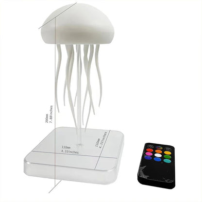 LED Jellyfish Lamp with 9 Tentacles 2 Working Modes Ultra Long Battery Life Colour Gradient Light Effects with Remote Control