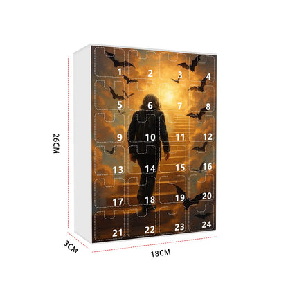 Chritmas Advent Calendar Cool Rock Decorations Rocking Countdown Calendar Xmas Tree Hanging Pendant Ornament Kids Chritmas Gifts