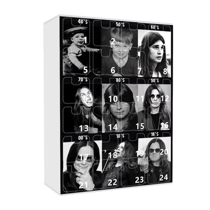 Chritmas Advent Calendar Cool Rock Decorations Rocking Countdown Calendar Xmas Tree Hanging Pendant Ornament Kids Chritmas Gifts