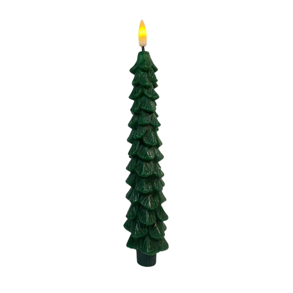 Luminary LED Paraffin Candle Battery Operated Flame Christmas Tree Decorative Light for Holiday Birthday Party Home Outdoor