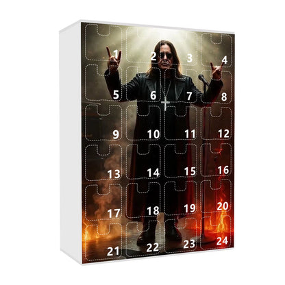 Chritmas Advent Calendar Cool Rock Decorations Rocking Countdown Calendar Xmas Tree Hanging Pendant Ornament Kids Chritmas Gifts